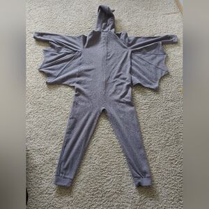 Gray Bat Wing Onesie